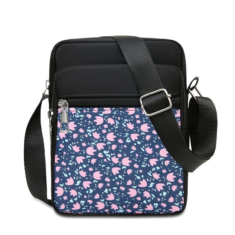 Женская сумка из нейлона для людей среднего и пожилого возраста, сумка через плечо из ткани, многослойная женская сумка для бизнеса