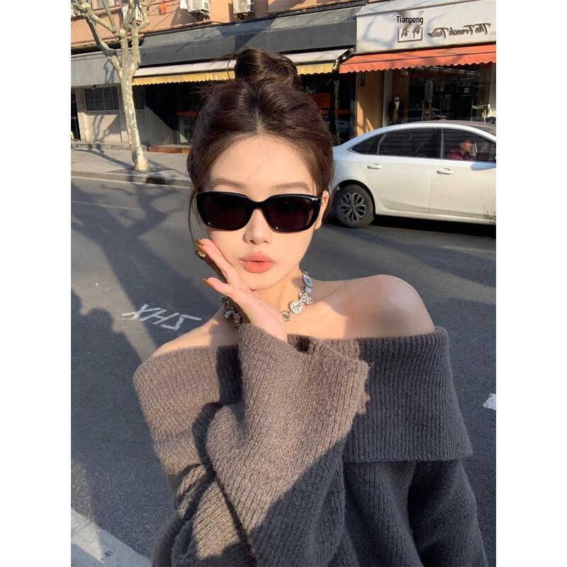 AIGE Ретро Маленькая Рамка Кошачий Глаз Поляризационные Солнцезащитные Очки для Женщин