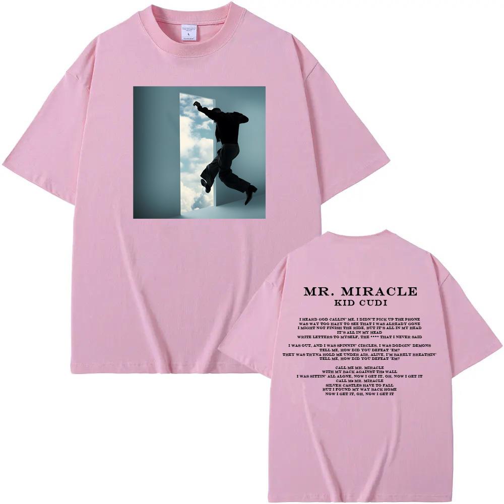 Kid Cudi-Mr. Miracle 2025new T Shirt Sleeve Fashion Round NeckTee-shirt Summer 100%Cotton Tshirt Camiseta Hombre Summer Tops
