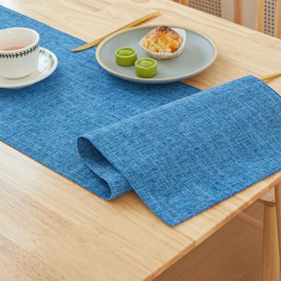 Дорожка для праздничного стола, однотонная, утолщенная, термостойкая, 30 x 180 см, нескользящая, пригодная для машинной стирки, для вечеринок, свадеб, банкетов, украшения стола, настольный флаг