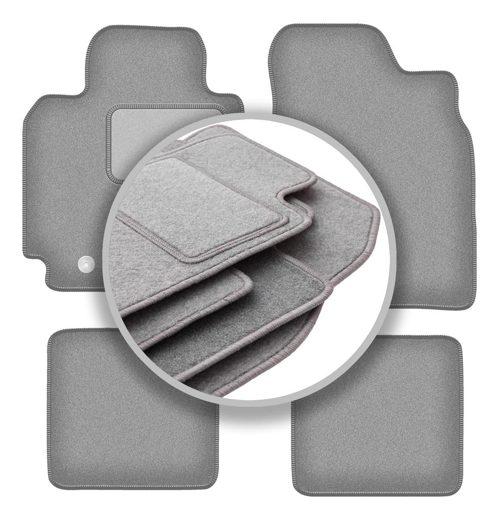 Gray car mats for: Toyota RAV4 II 3-door pre-facelift (2000-2003)