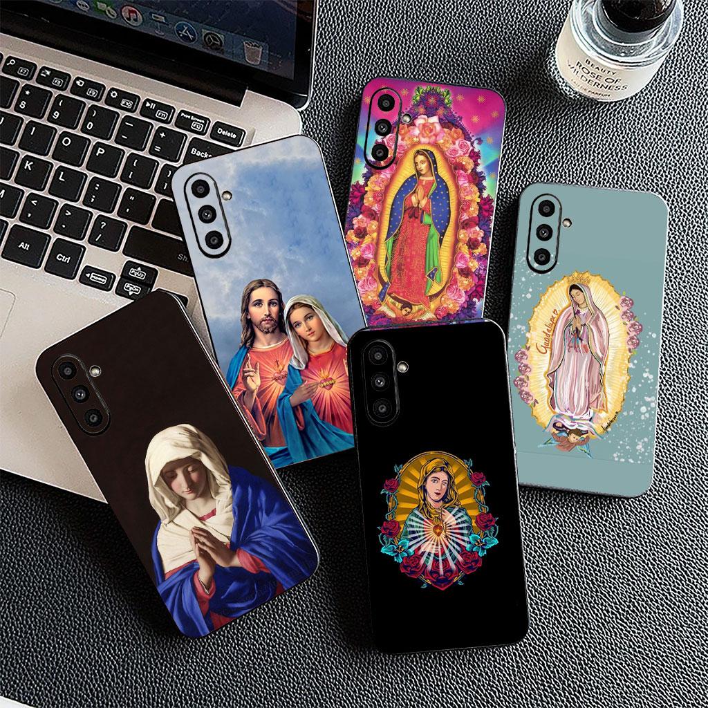 Phone Cover for Apple iPhone 17 16 14 15 Pro Max Plus 15+ 16E XR ProMax Air 16+ Casing Flexible Case Virgen de Guadalupe