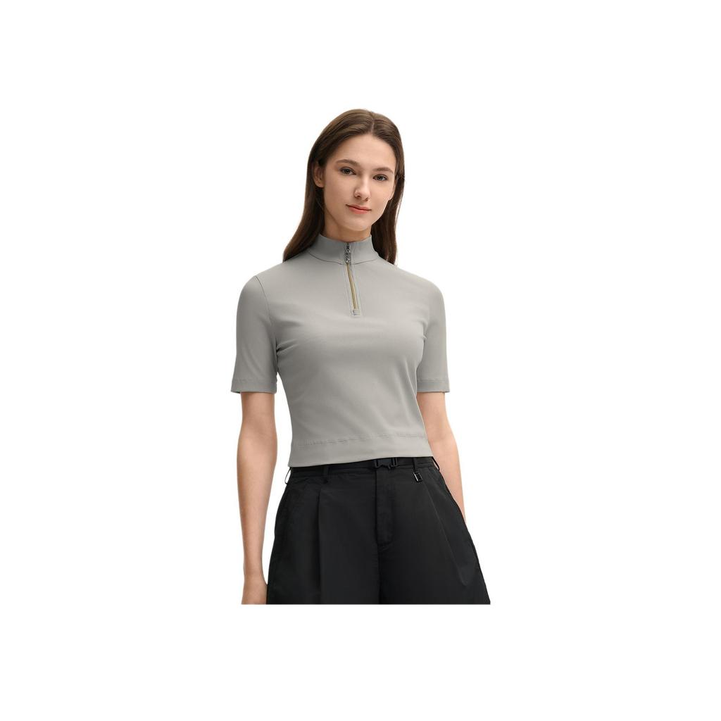 New FILA MILANO Collection SS25 T Shirt Women's Monotone Gray GY F11W525107F-GY