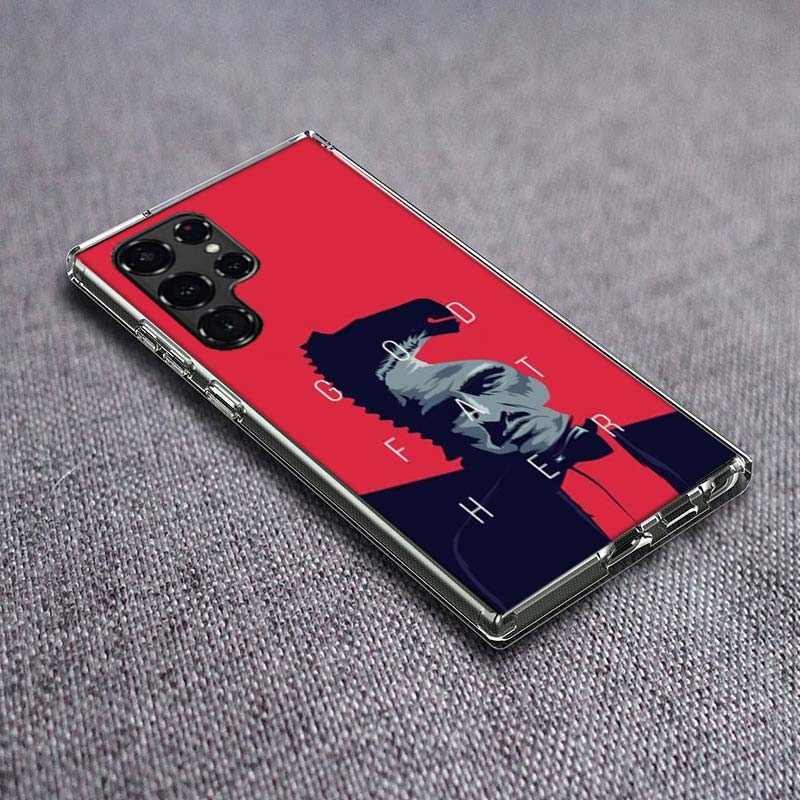--Чехол для телефона Крестный отец для Samsung Galaxy S24 S23 S21 S20 FE S22 S26 Ultra S25 Edge S10 Plus Чехол Прозрачный ТПУ Чехол Оболочка Coqu