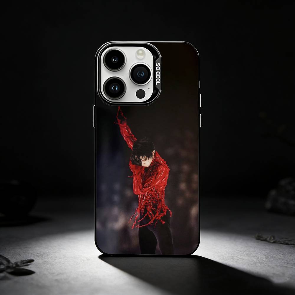 4A Jump L-Legend Hanyu Yuzuru Phone Case For iPhone 17,16,15,14,13,12,11 Plus,Pro Max,XS,Colored silver phone case