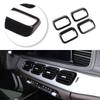 4 шт. ABS Накладка на рамку воздуховыпускного отверстия центральной консоли автомобиля Аксессуары для Mercedes Benz GLE GLS Class X167 W167 V167