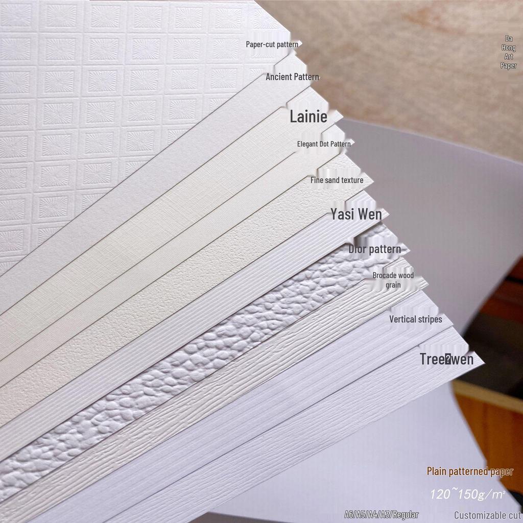 120g A5 Textured Blank Paper for Printing: Ideal for Manuals, Contracts, Thank You Letters, and Menus.