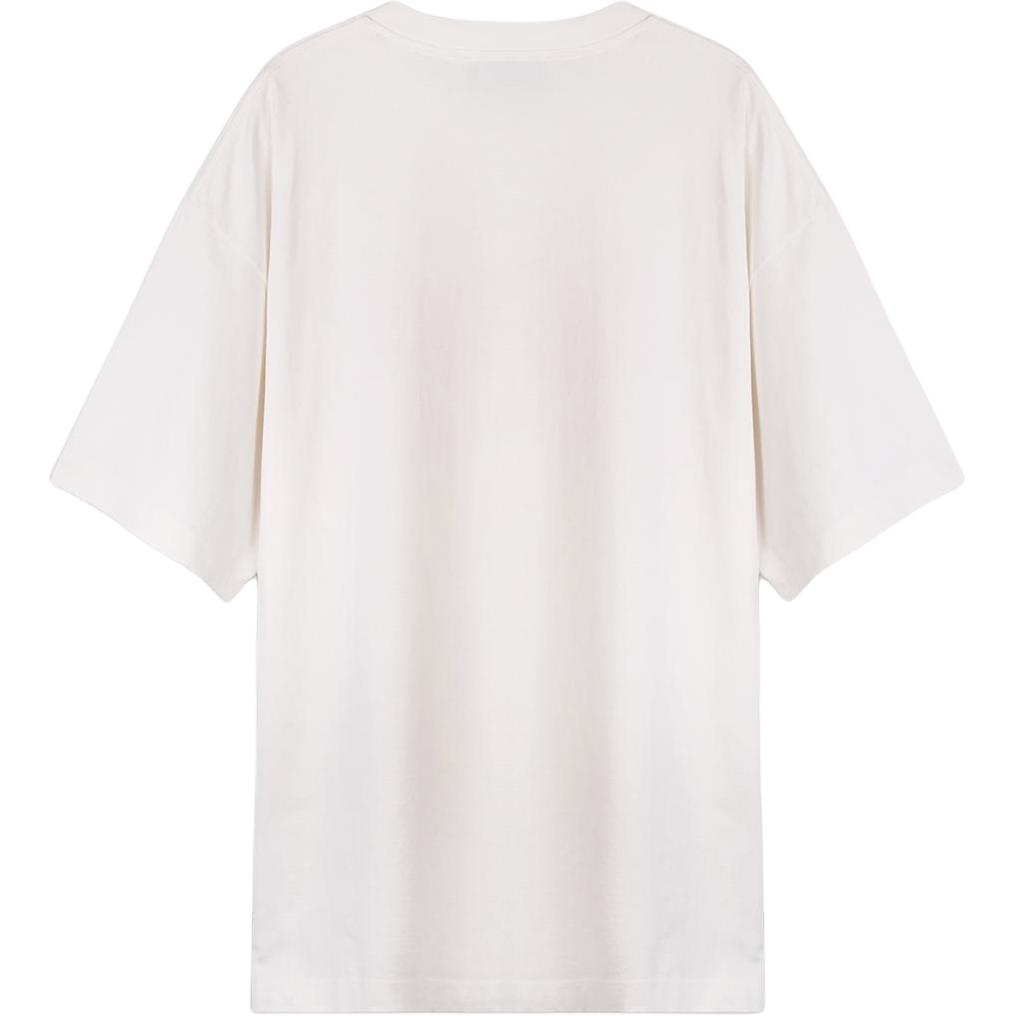 Coach Мужская футболка с коротким рукавом и круглым вырезом, прямой крой, принт, коллаборация X CLOT SS26, мужские топы CDD83-WHT