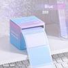 New Gradient Color Boxed Sticky Notes Students with Full Adhesive Index Label Stickers Memo Pad 256 Pieces