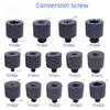 Aluminum Alloy Conversion Screw 1/4 To M4-M10 for Camera Equipment