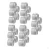 25Pc 100ml Empty Cosmetic Pots Lip Balm Container Jar Aluminum Tin Screw Lid
