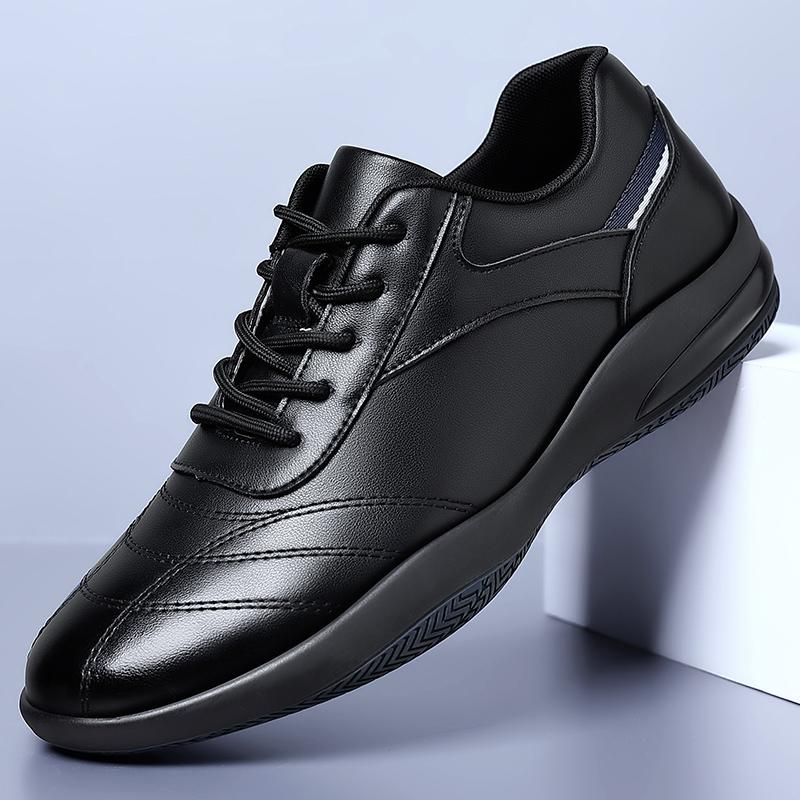 Мужские повседневные кожаные туфли на шнуровке, мужские кроссовки для отдыха на открытом воздухе, удобные туфли на плоской подошве, модная обувь для мужчин, теннисные туфли Masculino