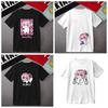 Hot Doro Dorothy Pain Clothes Short Sleeve Pink Hair Expression Anime Printed Cotton T-shirt Anime Surrounding