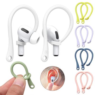 1 пара силиконовых заушников для защиты от потери для Apple AirPods 1 2 3 4 Pro Sport, аксессуар для беспроводных Bluetooth-наушников.