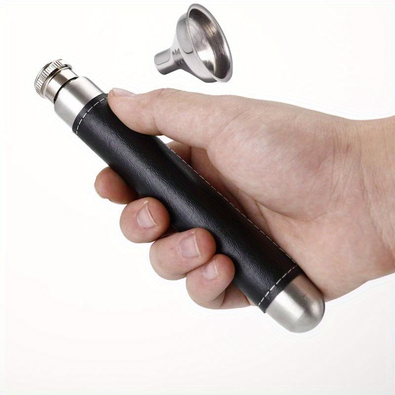Портативный мини-горшок для вина, 1,5 унции, нержавеющая сталь, в форме держателя для ручки, мужской подарок