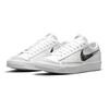 Nike Blazer Low 77 GS Sketch - белые черные детские кроссовки Pure-Platinum DM7819-100