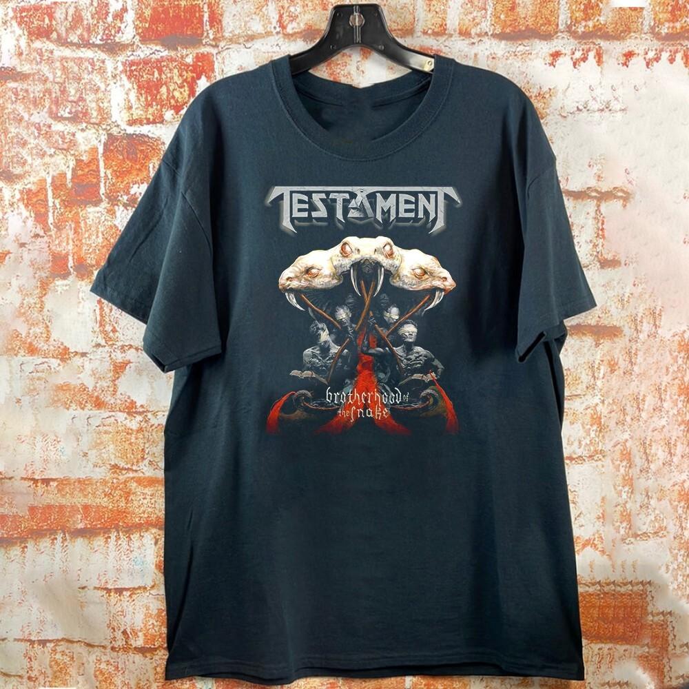 Классическая рубашка Testament Unisex для мужчин S-5XL 9D869 Унисекс футболка
