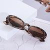 New Fashion Small Oval Driving Sunglasses Men Women Vintage Leopard Jelly Color Sun Glasses Trending Shades UV400 Eyewear