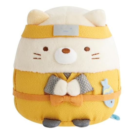San-X Sumikko Gurashi "Ниндзя" Коллекционная мягкая игрушка Неко MV75301 В10,5×Ш8,5×Г8 см