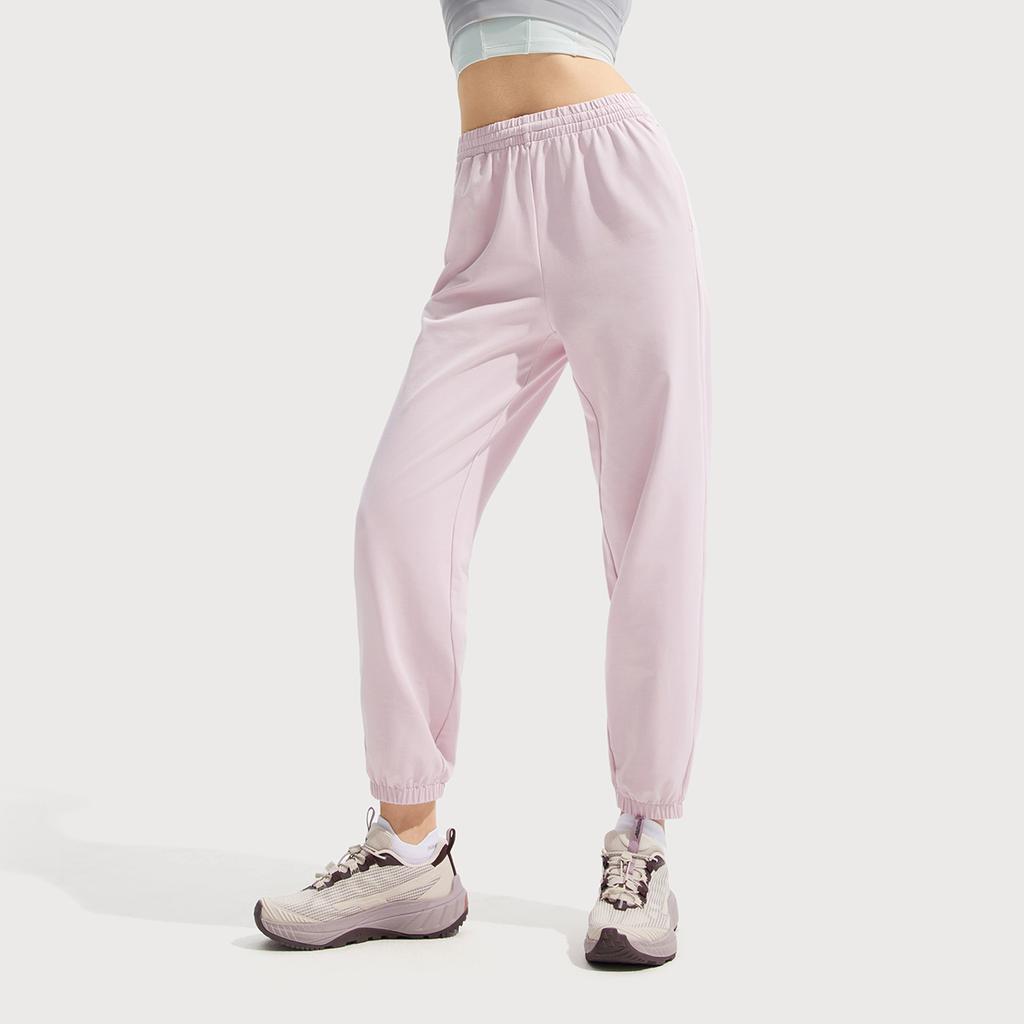 Серия фитнеса Li Ning Однотонные со средней посадкой Ледяной шелк Быстросохнущие Прохладные Удобные Дышащие Универсальные Зауженные Трикотажные Спортивные Брюки AKLV728-2