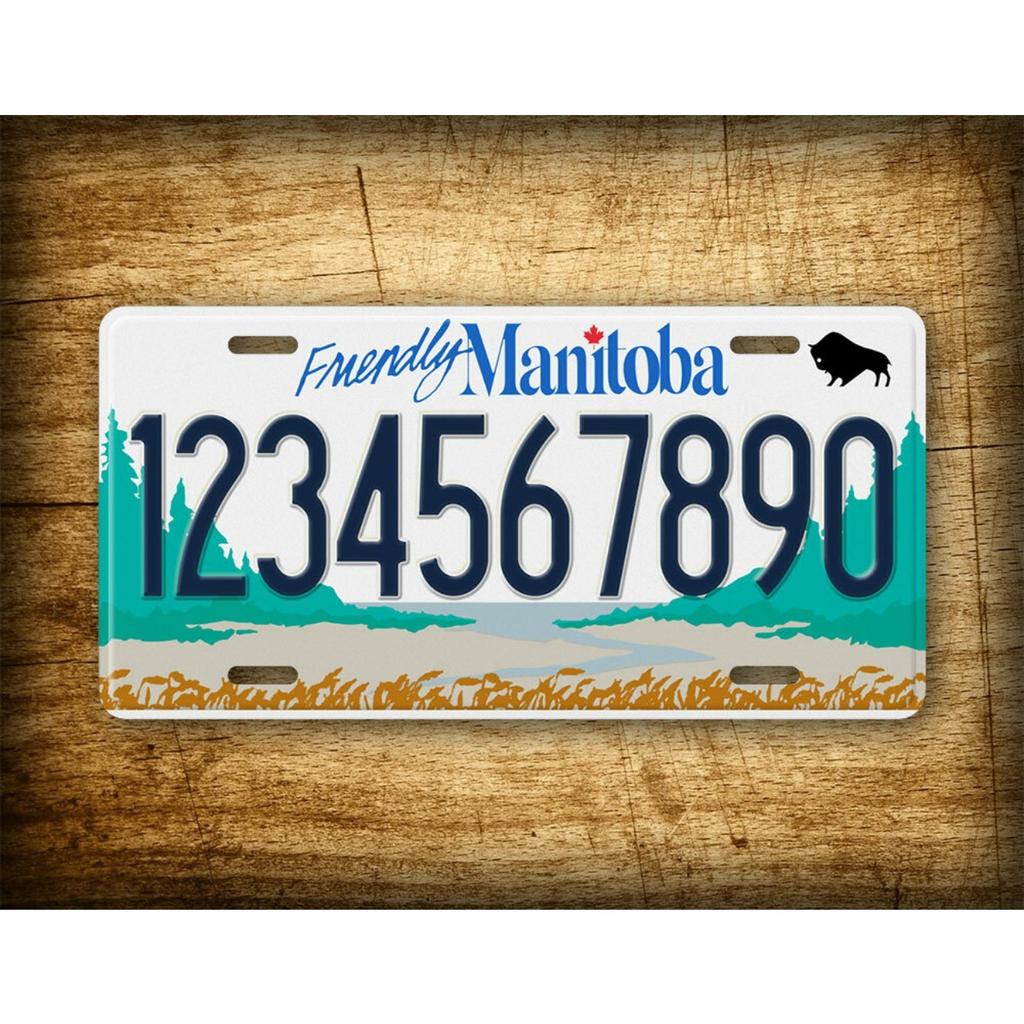 Ретро жестяная табличка Металлический плакат ManitoBa Тематический