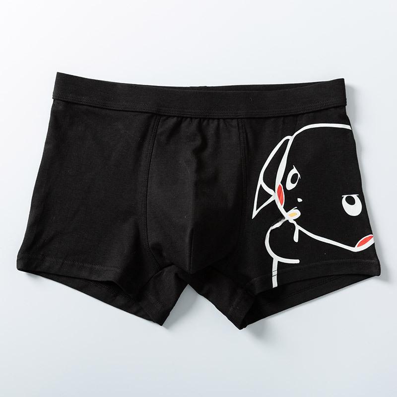 Мужские трусы-боксеры, летние дышащие трусы-боксеры с героями мультфильмов для мальчиков, милые трендовые хлопковые трусы высокого качества