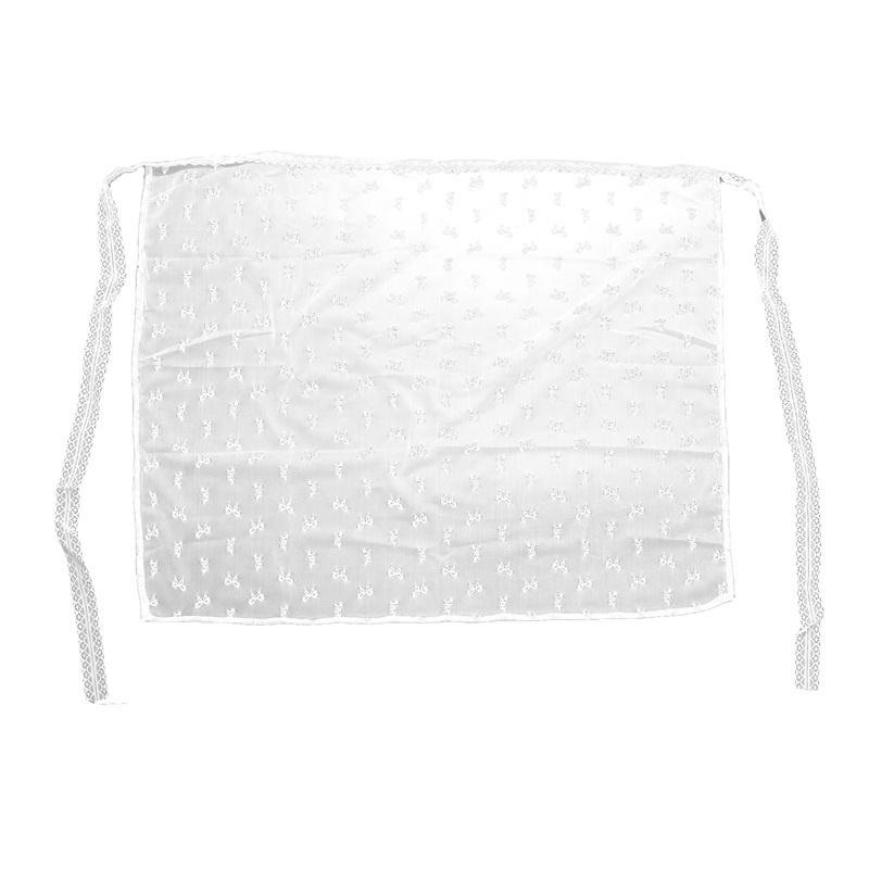 Spring Summer One Piece Floral Embroidery Lace Skirt Layering Wearing Half Body Gauze Dress Women Fart Curtain