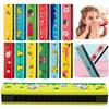 1~5pcs Children 16-Hole Wooden Harmonica Toys Early Educational Toys Music Enlightenment for Kids Gifts Animals Painted TMZ