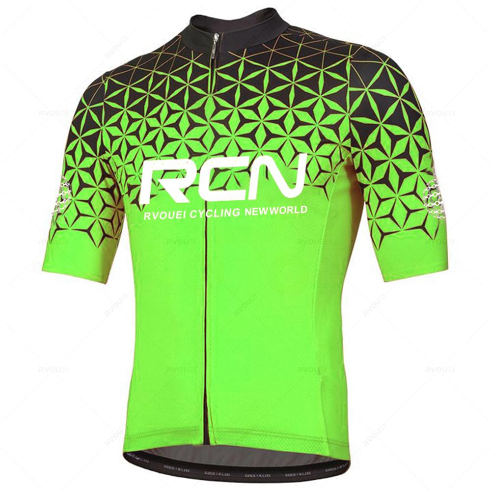 Новый летний велосипедный трикотаж Rcn Pro Team, мужской костюм для гоночного велосипеда, дышащая одежда для горного велосипеда, Mallot Ciclismo Hombre
