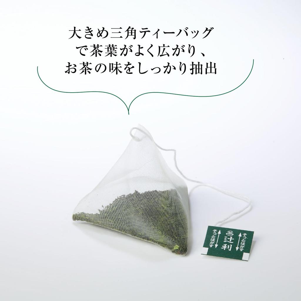 Tsujiri Triangular Tea Uji 50p Bags, Sencha,