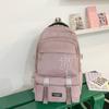 Школьный рюкзак для средней школы, женский рюкзак с буквенным принтом, большой вместимости, дорожный рюкзак