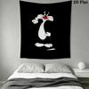 Sylvester the Cat Wall Tapestry Aesthetic Wall Hanging Printed Fabric Blanket Decorative Tapestries for Bedroom Living Room Home Decor