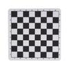 Шахматная доска из ПУ кожи 24x23.6см, устойчивая к разрывам, моющаяся, портативная, международные шахматы, коврик для мыши