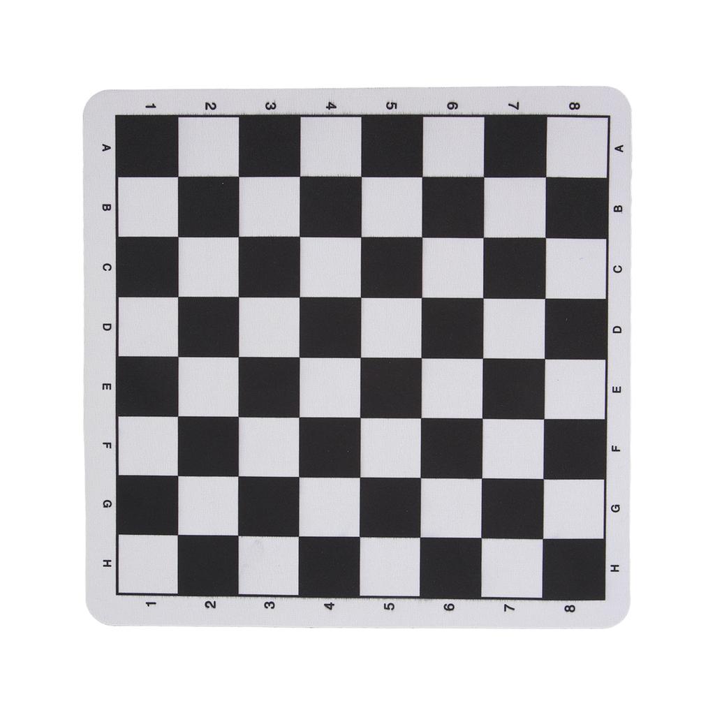 Шахматная доска из ПУ кожи 24x23.6см, устойчивая к разрывам, моющаяся, портативная, международные шахматы, коврик для мыши