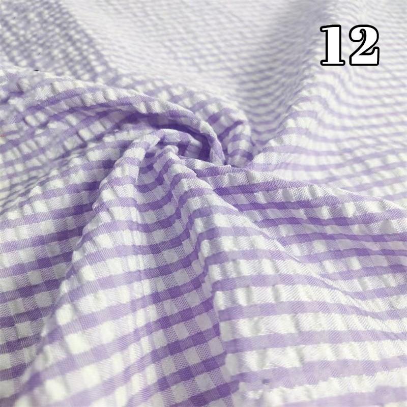 Тонкая ткань в клетку «жатка» для рукоделия, мягкая ткань для платья, рубашки, брюк, скатерти, шитья, DIY, хлопково-полиэстеровый материал