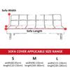 New Style Folding Sofa Bed Cover Sofa Covers Spandex Stretchdouble Seat Cover Slipcovers for Living Room Geometric Print