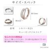 PACARON earrings ladies hoop earrings skin-friendly ring woman silver pink gold Valentine present anniversary (pink gold)