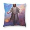 Luxury Jesus Holy Family Throw Pillow Case Decoration  Square Mary And Joseph Cushion Cover  Pillowcover for Sofa
