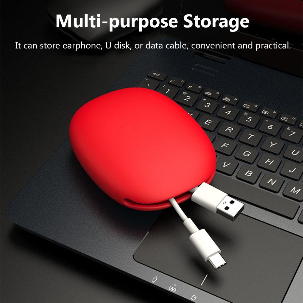 Multifunctional Phone Charger USB Cord Data Cable Case Earphone Bag Storage Box Organizer