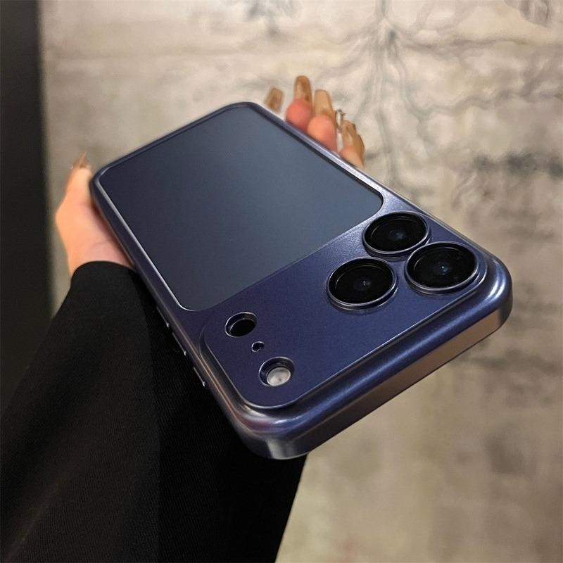Жесткий полый ПК-каркас Чехол для For Iphone 16 17 Pro Max Матовый защитный чехол для камеры Ультратонкая рамка Ударопрочный чехол