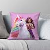 Unicorn Academy Sophia Wildstar Square Pillowcase Polyester Linen Velvet Creative Zip Decorative Pillow Case Car Cushion Cover