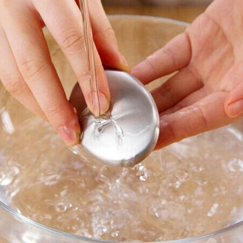 Домашний гаджет для жизни, овальной формы, мыло из нержавеющей стали, дезодорирующее запах рук, розничная торговля волшебным мылом