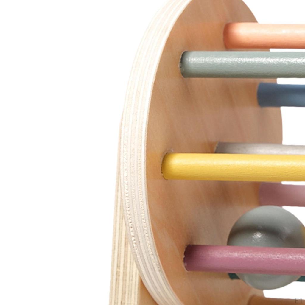 Rolling Drum Toy Sensory Development Early Educational Motor Skill Movement Wooden for