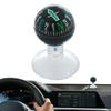 Car Compass Dashboard Multi-Functional Guide Ball Shaped Compass Boat Compasses With Suction Cup Dashboard Ornaments For Car