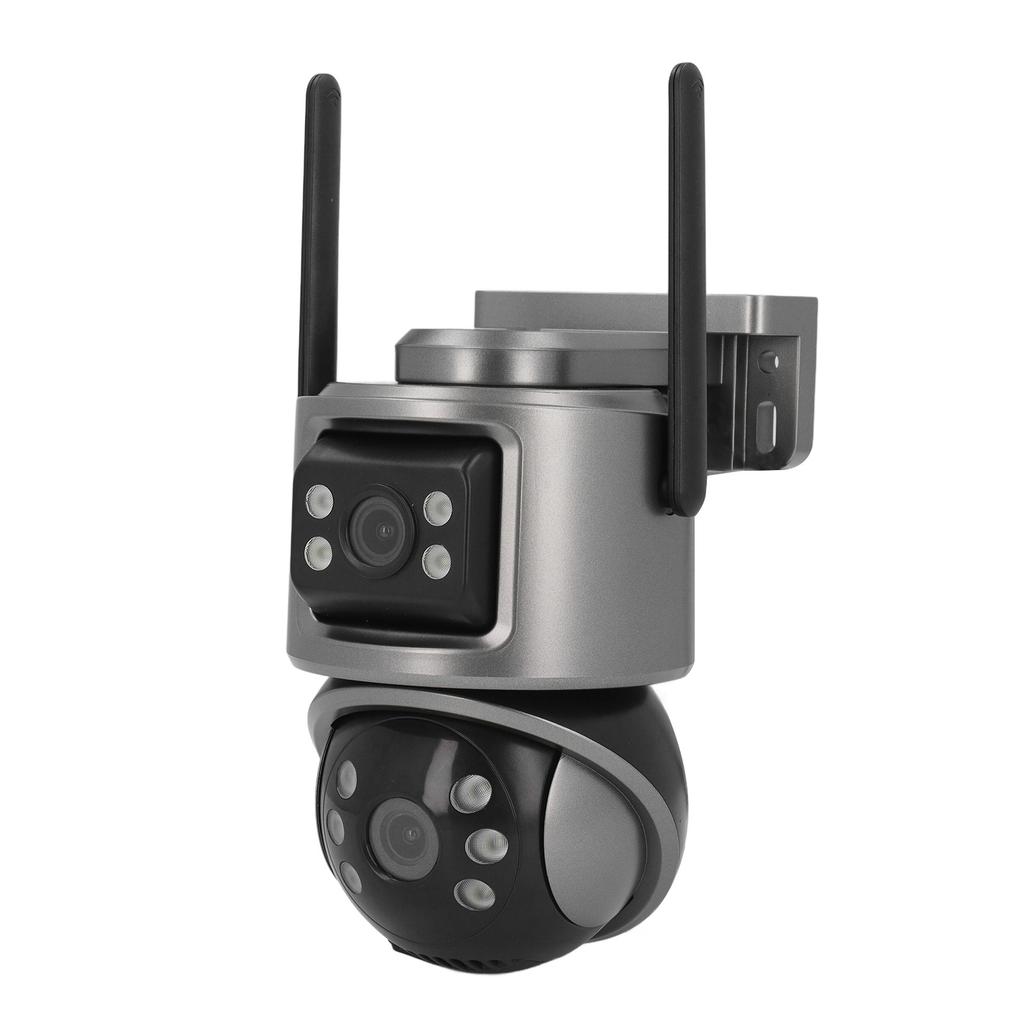 Уличная камера видеонаблюдения 3 МП x 2 ИК ночное видение Двусторонняя связь Камера видеонаблюдения для домашней безопасности США