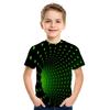 Baby Boy Cartoon Casual T-shirt Girl Abstract Fashion T-shirt Summer Short-sleeved O-neck T-shirt