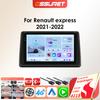 Автомагнитола Android для Renault Express 2021-2022 Мультимедийный плеер Стерео GPS WIFI+4G Snapdragon Интеллектуальный Carplay Камера 360° Авто Видео