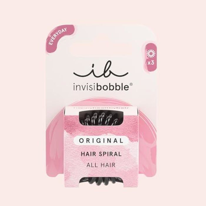 Élastique cheveux - INVISIBOBBLE - Original True Black - Tenue forte - Sans marques