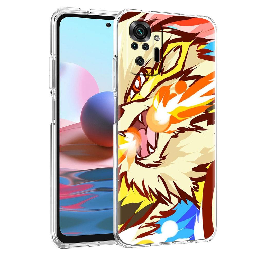 Прозрачный чехол с изображением аниме «Покемон» для Xiaomi Redmi Note 10 9 8 Pro 10S 9S 11 9A 9C 9T K40 10C 7 8T, мягкий силиконовый чехол для телефона Fundas