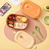 Microwavable Food Storage Container Compartment Picnic Fresh Box Lunch Box For School/Office